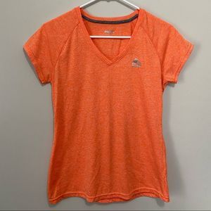 RBX orange workout vneck tee shirt Medium